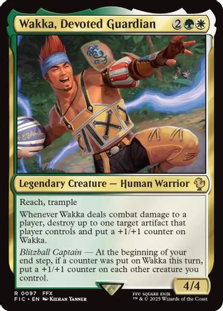 Wakka, Devoted Guardian (FIC-097) - rare