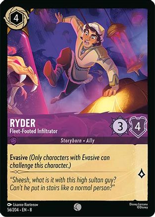 Ryder - Fleet-Footed Infiltrator (56/204) - Common
