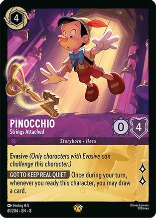 Pinocchio - Strings Attached (61/204) - Legendary - Cold Foil