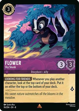 Flower - Shy Skunk (76/204) - Rare