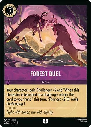 Forest Duel (77/204) - Uncommon - Cold Foil