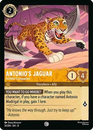 Antonio's Jaguar - Faithful Companion (31/204) - Common