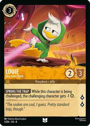 Louie - One Cool Duck (1/204) - Uncommon