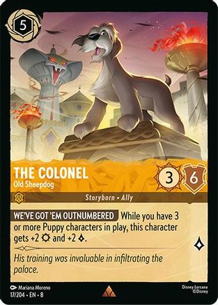 The Colonel - Old Sheepdog (17/204) - Rare