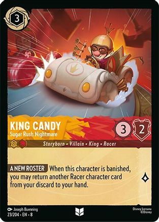 King Candy - Sugar Rush Nightmare (23/204) - Uncommon