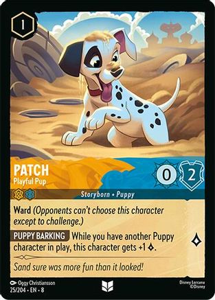 Patch - Playful Pup (25/204) - Uncommon