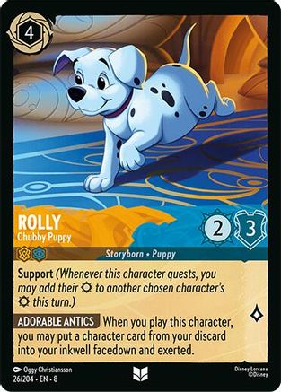 Rolly - Chubby Puppy (26/204) - Uncommon - Cold Foil