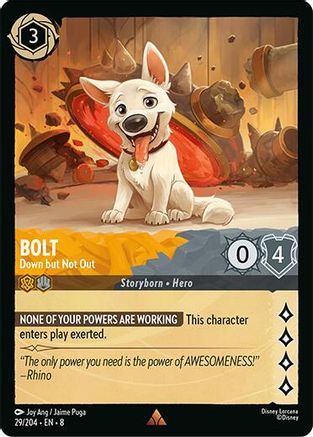 Bolt - Down but Not Out (29/204) - Rare - Cold Foil