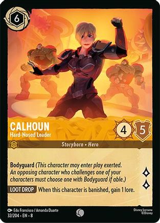 Calhoun - Hard-Nosed Leader (32/204) - Common