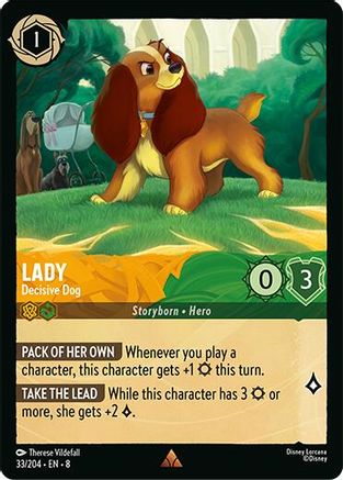 Lady - Decisive Dog (33/204) - Rare