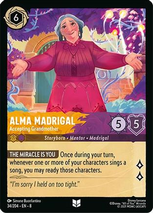 Alma Madrigal - Accepting Grandmother (34/204) - Uncommon - Cold Foil