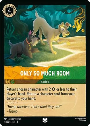 Only So Much Room (41/204) - Uncommon - Cold Foil