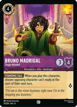 Bruno Madrigal - Single-Minded (51/204) - Common
