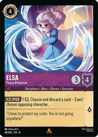 Elsa - Fierce Protector (60/204) - Rare - Cold Foil