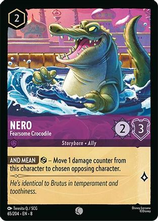 Nero - Fearsome Crocodile (65/204) - Common