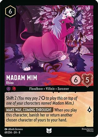 Madam Mim - Rhino (69/204) - Uncommon - Cold Foil