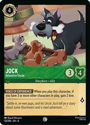 Jock - Attentive Uncle (112/204) - Common - Cold Foil