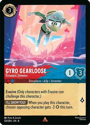 Gyro Gearloose - Eccentric Inventor (123/204) - Rare