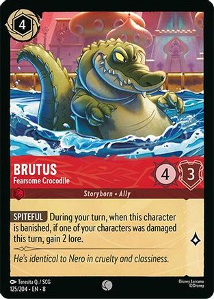 Brutus - Fearsome Crocodile (125/204) - Common