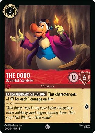 The Dodo - Outlandish Storyteller (126/204) - Common - Cold Foil