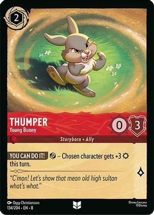 Thumper - Young Bunny (134/204) - Uncommon - Cold Foil