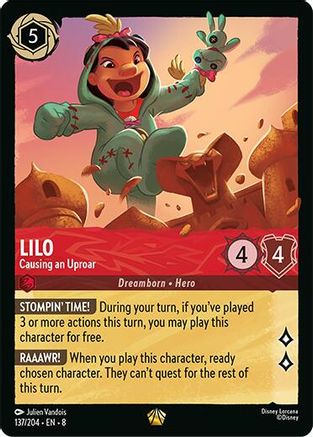 Lilo - Causing an Uproar (137/204) - Legendary