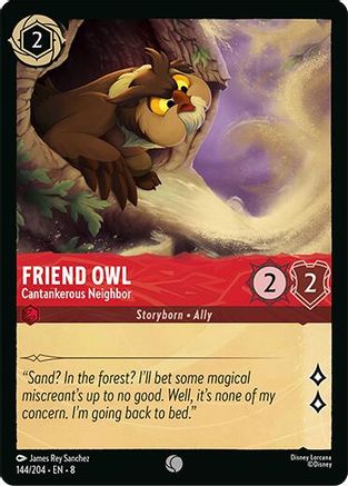 Friend Owl - Cantankerous Neighbor (144/204) - Common