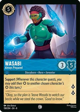 Wasabi - Always Prepared (158/204) - Common