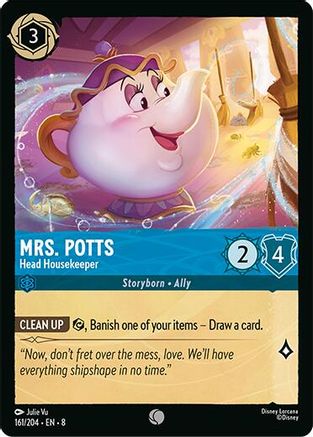 Mrs.Potts - Head Housekeeper (161/204) - Common - Cold Foil