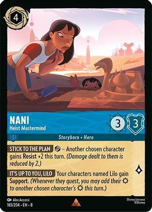 Nani - Heist Mastermind (165/204) - Rare - Cold Foil