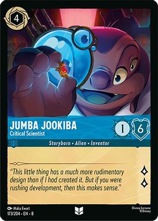 Jumba Jookiba - Critical Scientist (173/204) - Uncommon