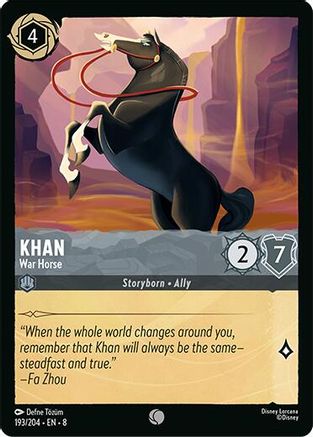 Khan - War Horse (193/204) - Common