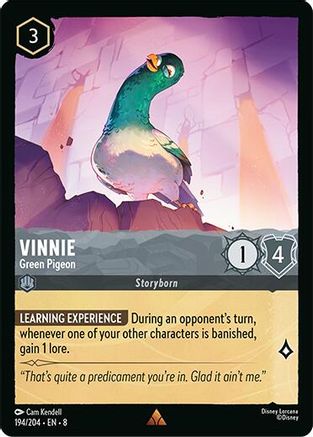 Vinnie - Green Pigeon (194/204) - Rare