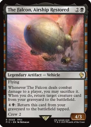 The Falcon, Airship Restored (FIC-045) - rare