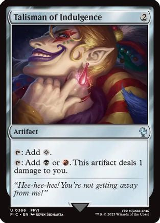 Talisman of Indulgence (FIC-366) - uncommon