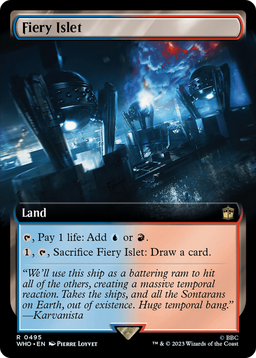 Fiery Islet (WHO-495) - rare: (Extended Art)