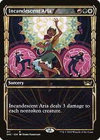 Incandescent Aria (SNC-311) - rare: (Showcase) - Foil