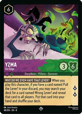 Yzma - On Edge (68/204) - Super Rare