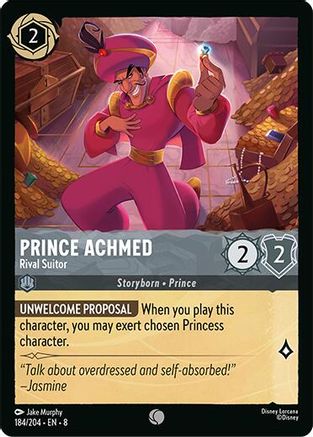 Prince Achmed - Rival Suitor (184/204) - Common