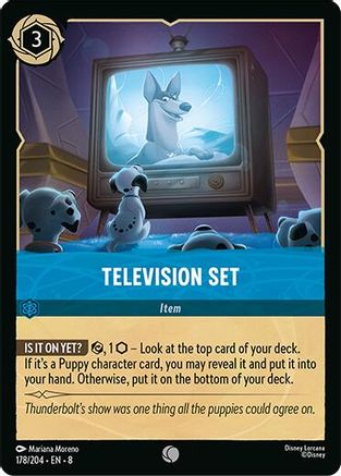 Television Set (178/204) - Common - Cold Foil