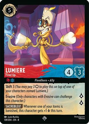 Lumiere - Fired Up (139/204) - Super Rare - Cold Foil