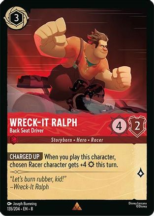 Wreck-It Ralph - Back Seat Driver (135/204) - Rare