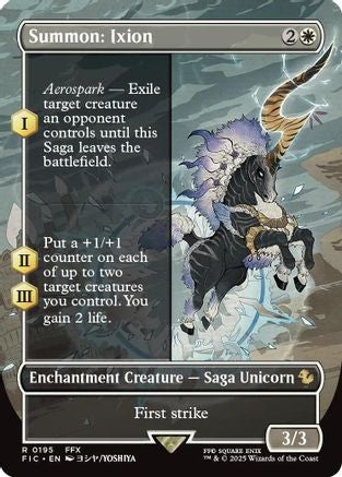Summon: Ixion (Borderless) (FIC-195) - rare - Foil