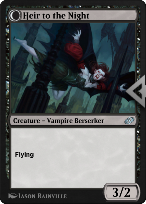 Heir of Falkenrath // Heir to the Night (J21-338) - uncommon: (Double Faced Transform)