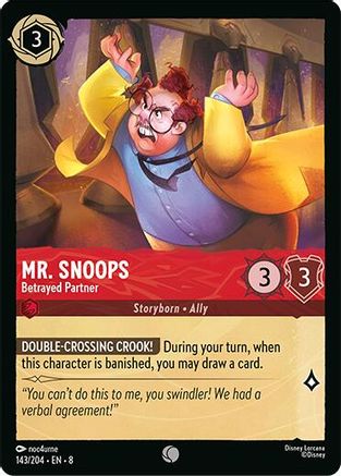 Mr. Snoops - Betrayed Partner (143/204) - Common - Cold Foil