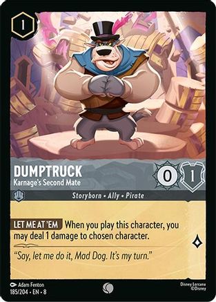 Dumptruck - Karage's Second Mate (185/204) - Common