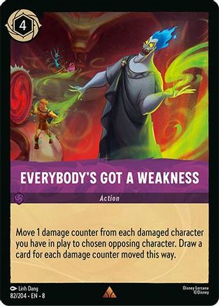 Everybody's Got A Weakness (82/204) - Rare - Cold Foil