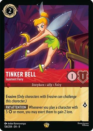 Tinker Bell - Insistent Fairy (136/204) - Legendary
