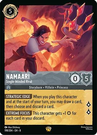 Namaari - Single-Minded Rival (198/204) - Legendary - Cold Foil