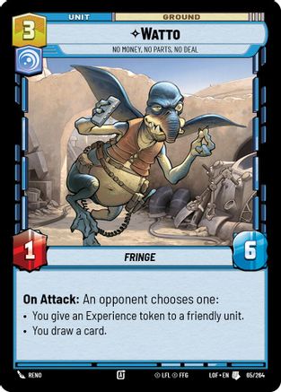 Watto - No Money, No Parts, No Deal (065/264) - LOTF - Uncommon